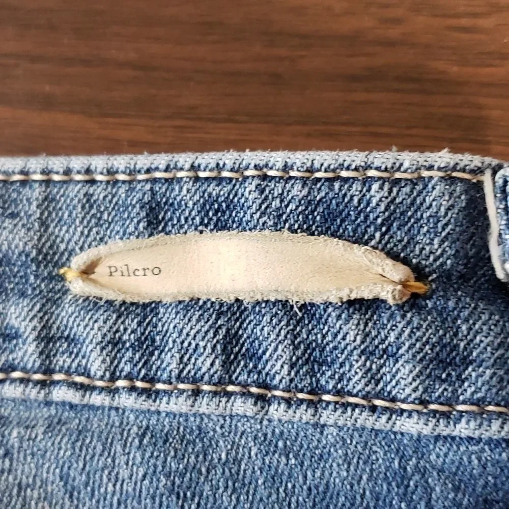 Anthropologie Pilcro & the Letterpress Stet Denim Jeans Shorts Sz 28 - Picture 8 of 8